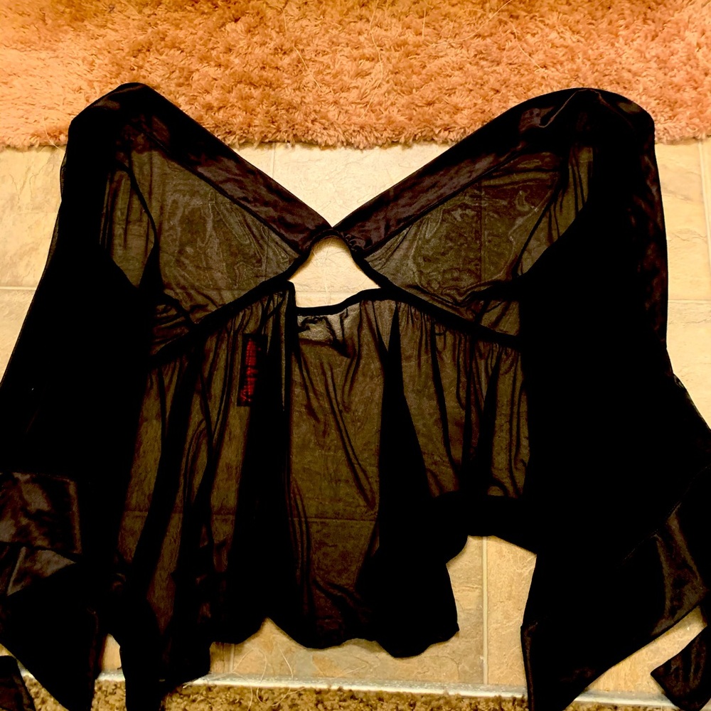 Black sexy cover up